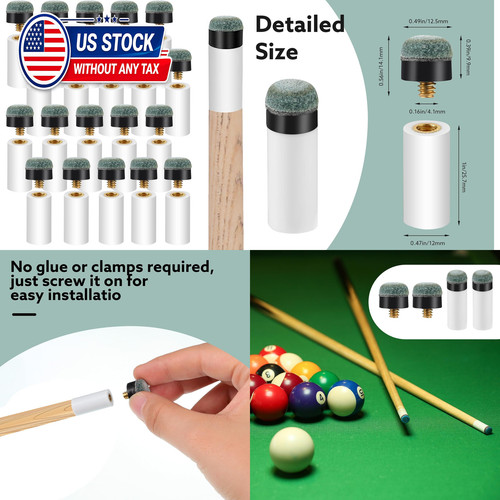 Pool cue tips - cue,