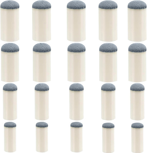 20pcs slip pool cue - on, tips,