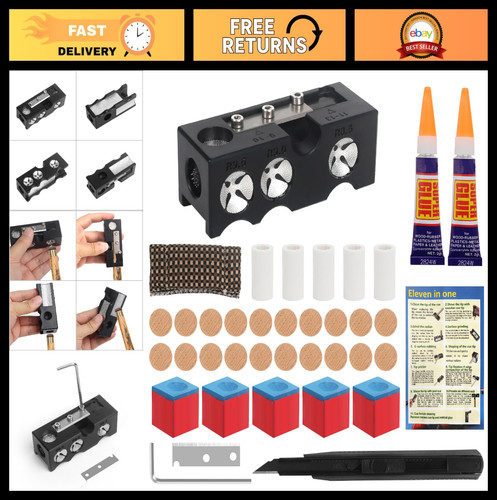 Billiards pool cue tip - 11-in-1,
