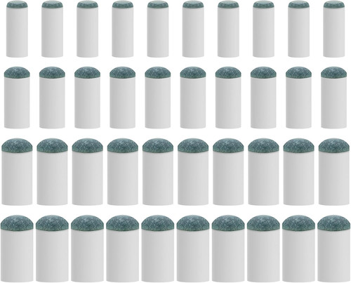 40pcs slip pool cue - on, tips