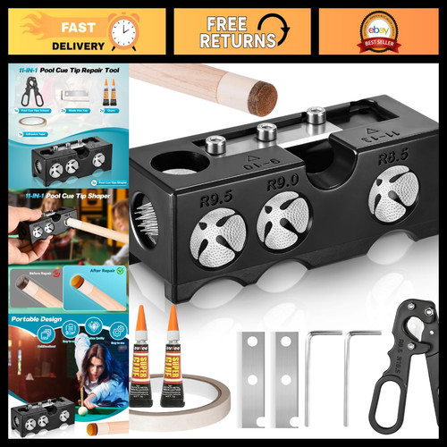 Pool cue tip - 11-in-1,