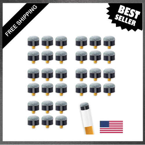 13mm screw pool cue tips - 12,