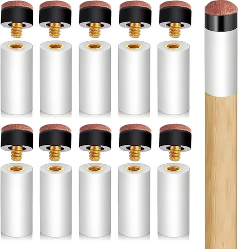 Pieces 12mm pool cue tips - pieces,