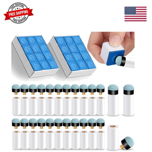 Pool cue chalks and - chalks, 24