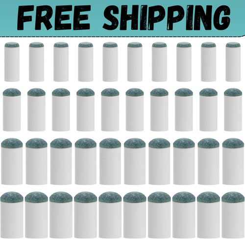 40pcs slip pool cue tips - 40pcs, on