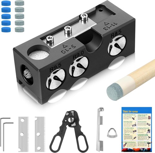 Pool cue tip - 11-in-1,