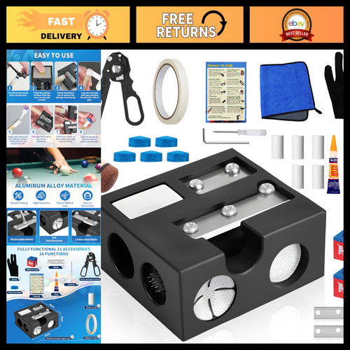 Pool cue tip shaper - cue,