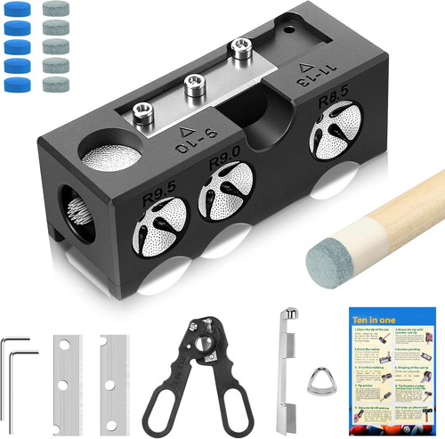Pool cue tip - 11-in-1,