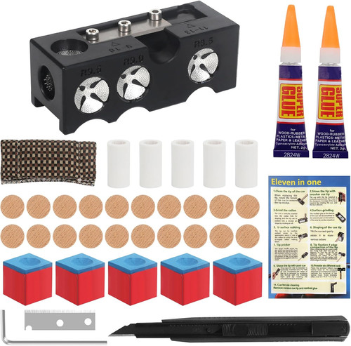 Pool cue tips - pool,