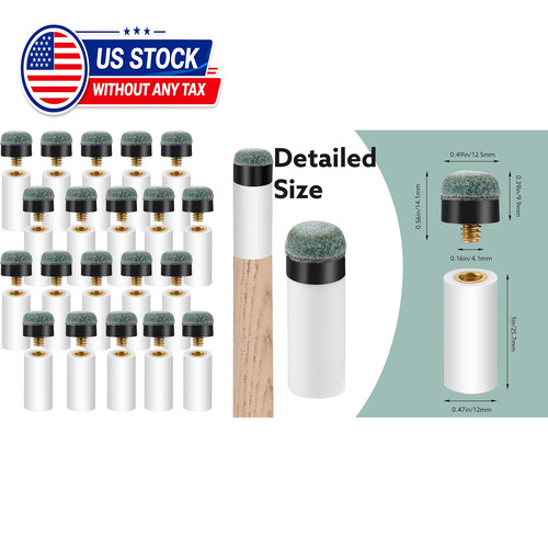 Pool cue tips replacement - pool, kit